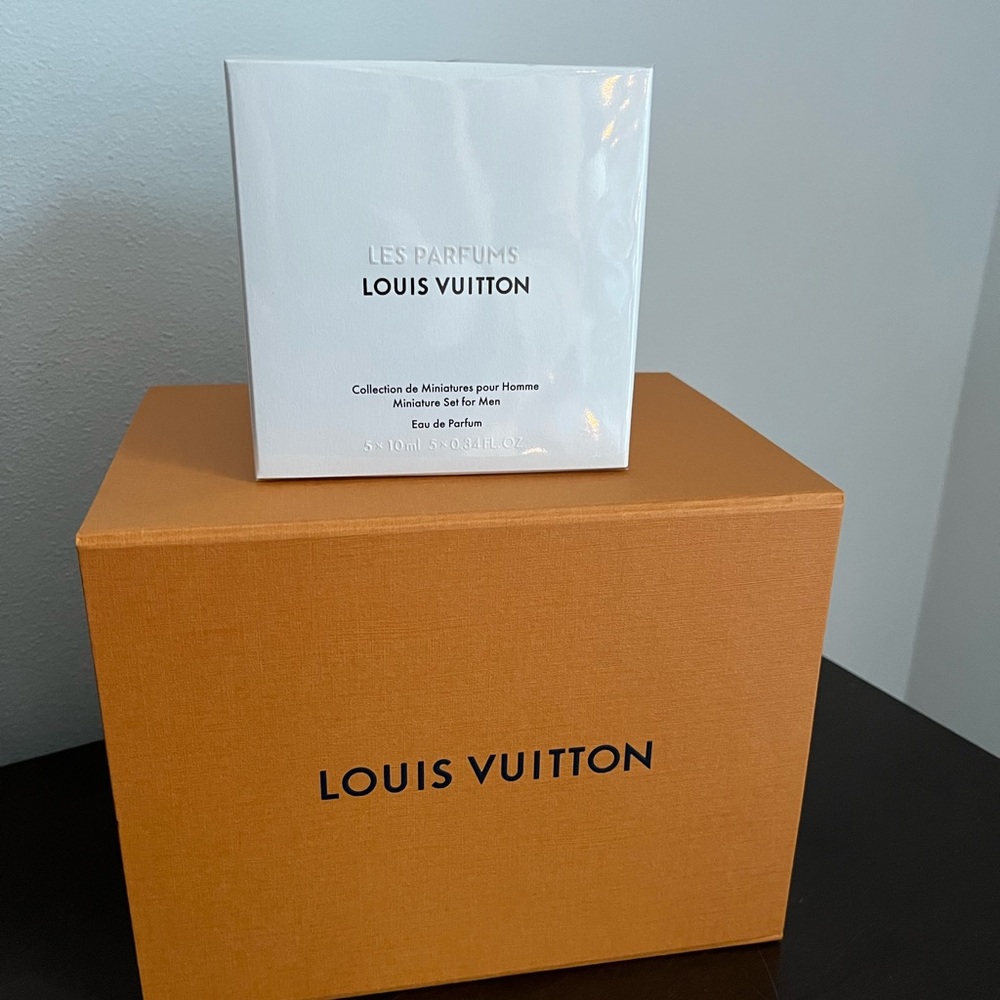 Louis Vuitton Mens Les Parfums Miniature Set 5 x 10ml